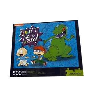 New Sealed Rugrats 500pcs Puzzle Don’t be a Baby by Aquarius